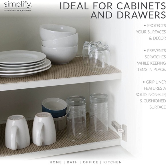 bew Simplify beige grip shelf liner - Picture 5 of 7
